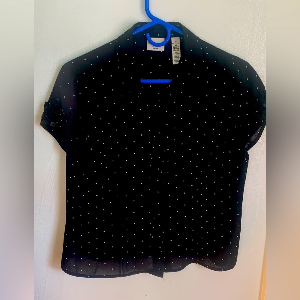 Polka Dot Button Down Shirt